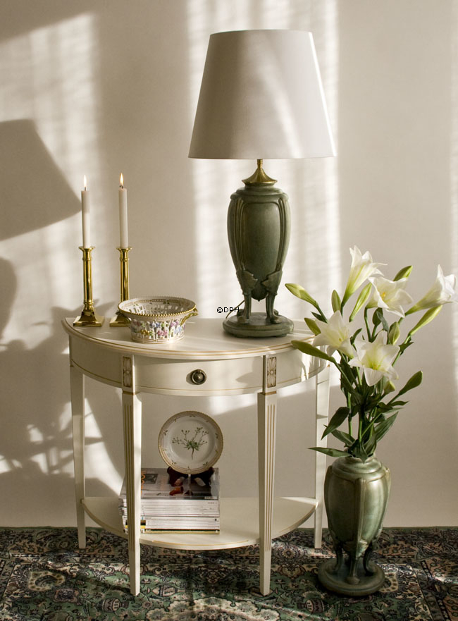 Kinesisk keramik bordlampe