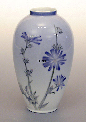 Vase med Kornblomst, mærket prøve, Royal Copenhagen