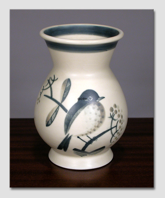 Vase med fugl, Royal Copehagen nr. 10-1