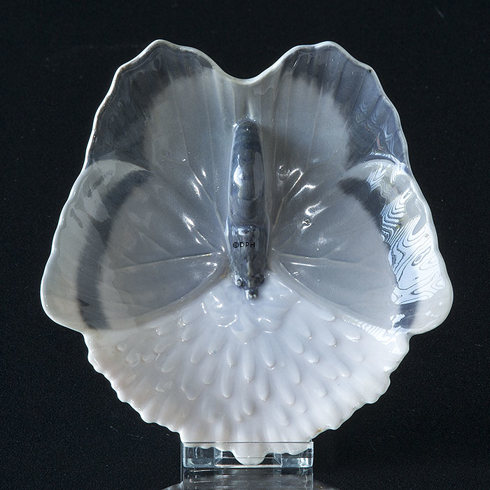 Art Nouveau skål med natsværmer Royal Copenhagen nr. 10-16 (Repareret proffessionelt)