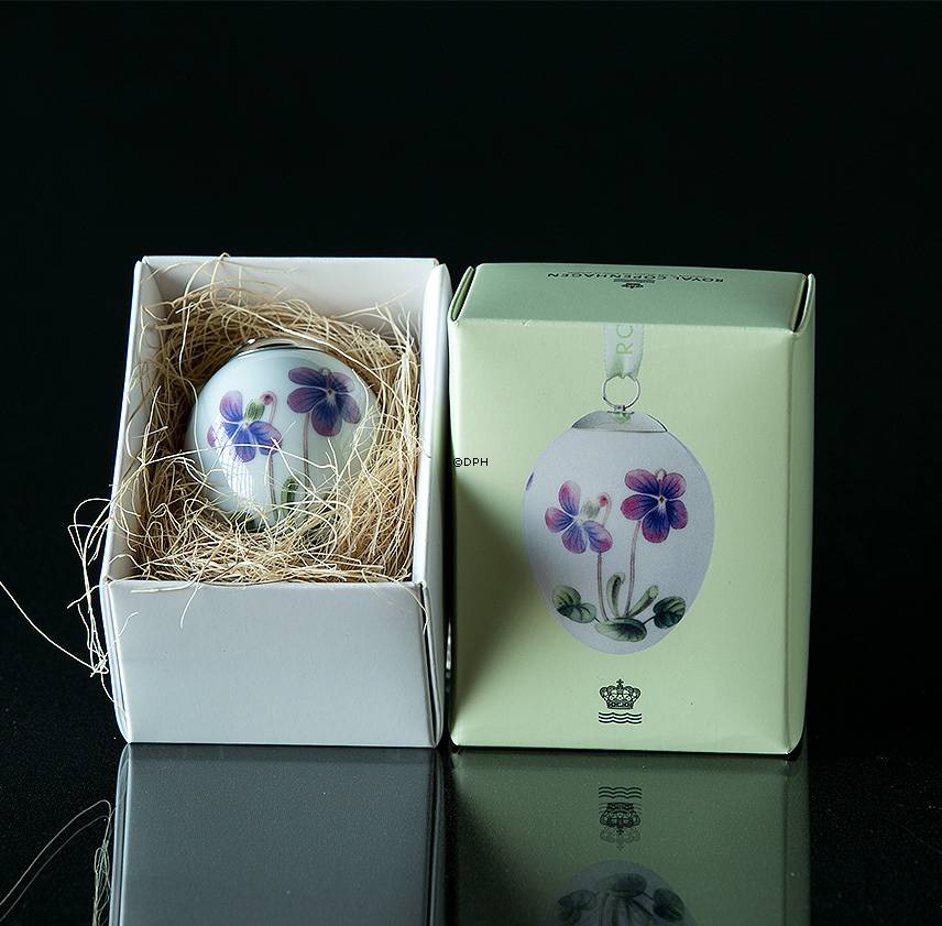 Påskeæg med viol, Royal Copenhagen påskeæg 2017