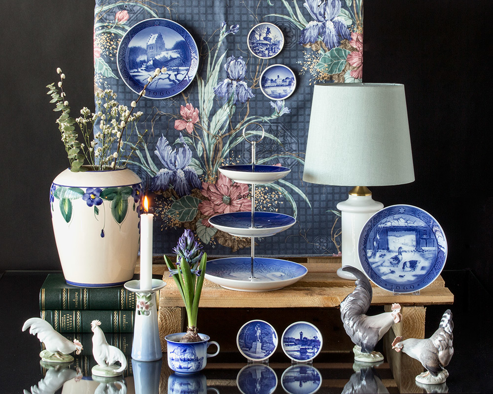 Hane, Royal Copenhagen figur af fugl nr. 1025