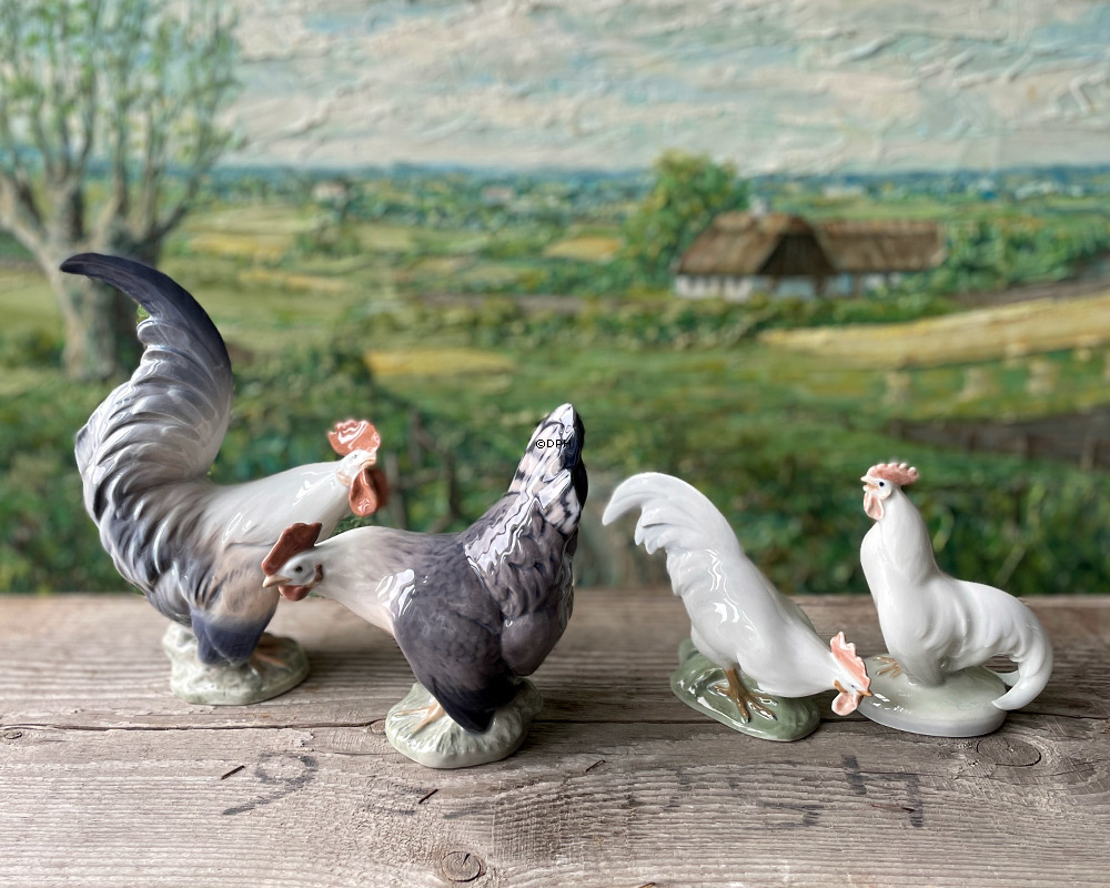 Hane, Royal Copenhagen figur af fugl nr. 1025