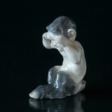 Faun weint, sitzend, Sehr Selten, Royal Copenhagen Figur Nr. 1061