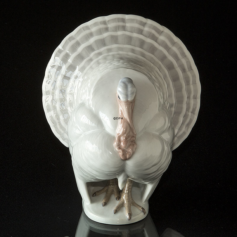 Kalkun, Royal Copenhagen fugle figur nr. 0-1065 eller 1065