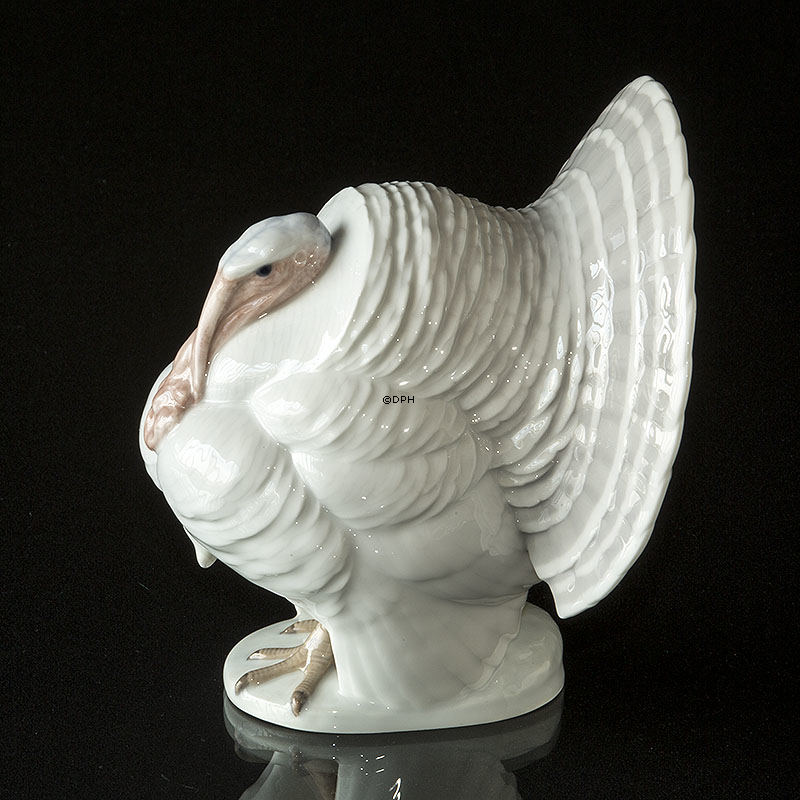 Kalkun, Royal Copenhagen fugle figur nr. 0-1065 eller 1065