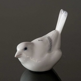 Spurv, Royal Copenhagen fugle figur nr. 1081 - Hvid