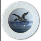 Bowl with wild duck flying, Royal Copenhagen No. 1087-1460