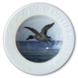 Bowl with wild duck flying, Royal Copenhagen No. 1087-1460
