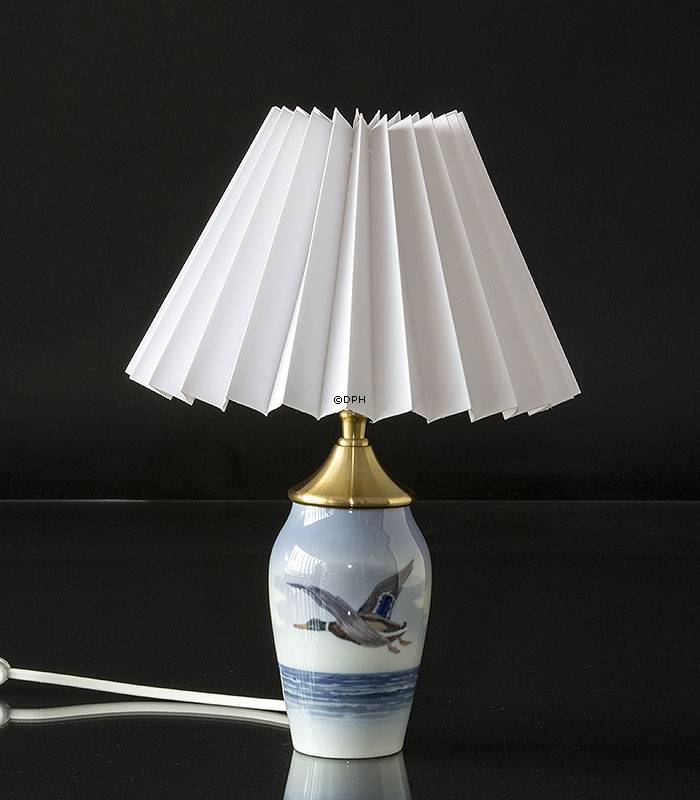 Lampe med and, Royal Copenhagen nr. 1087-88-6