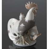 Hane og høne, Royal Copenhagen figur af fugle nr. 1094