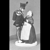 The soldier and the witch from the Tinderbox, Royal Copenhagen figurine no. 1112