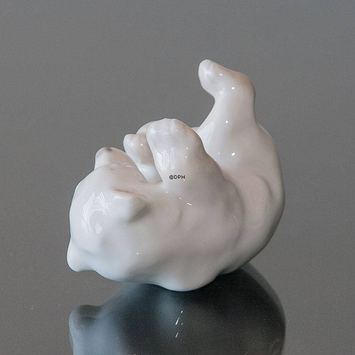 Liggende Hvid isbjørn, Royal Copenhagen figur nr. 1124