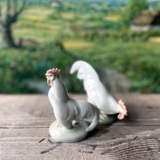 Rooster ready to crow, Royal Copenhagen figurine no. 087 or 1126