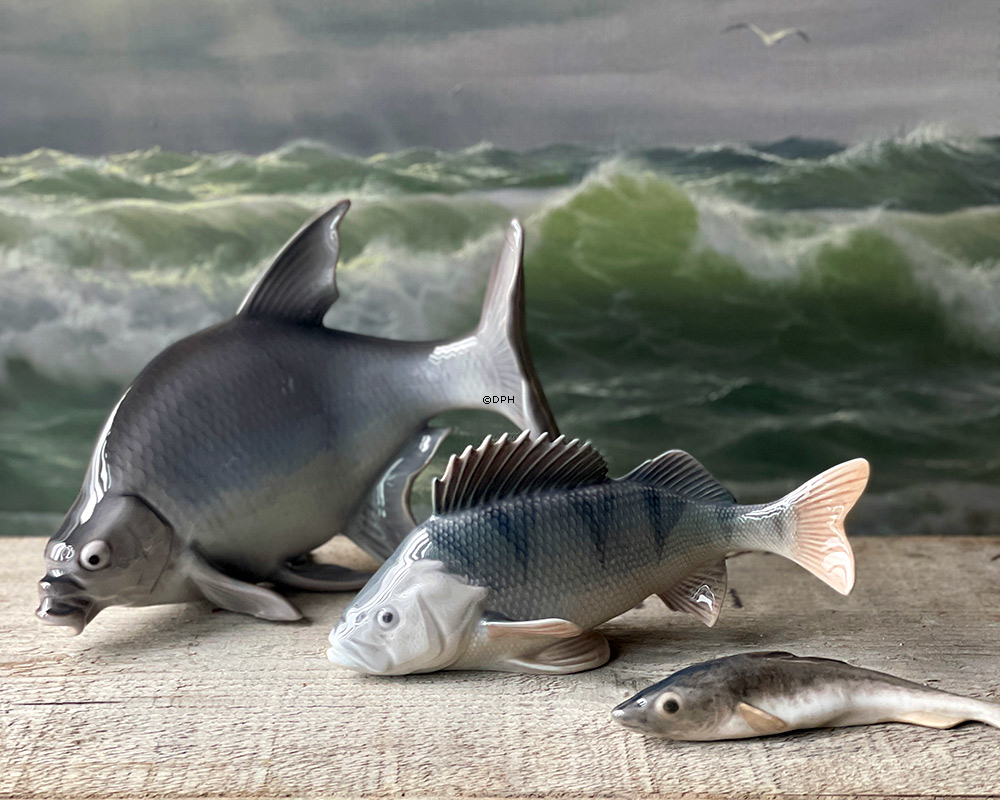 Aborre, Royal Copenhagen figur af fisk nr. 1138