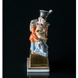 Soldaten og hunden fra Fyrtøjet, Royal Copenhagen figur - Overglasur nr. 1156