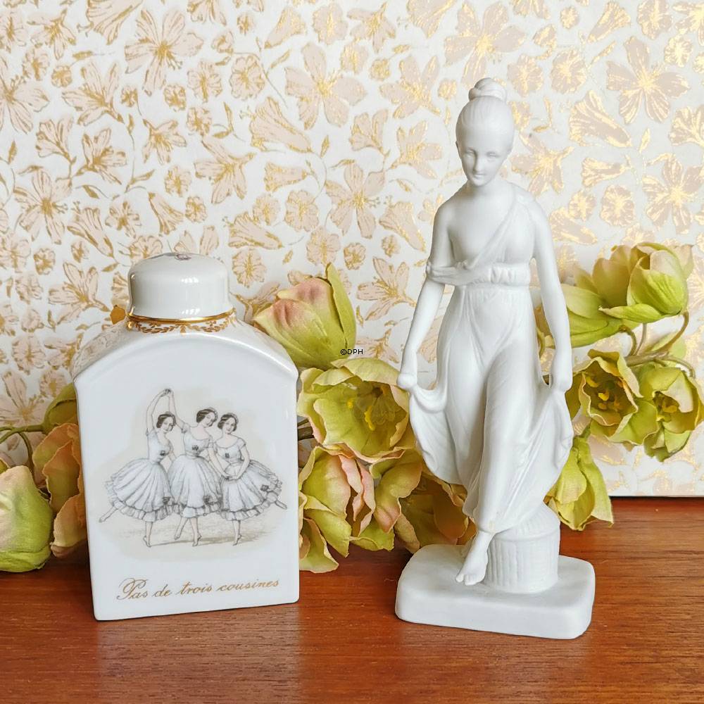 Lille Krukke med låg, August Bournoville - Pas de trois couisines, Royal Copenhagen