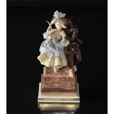 The Shepherdess and the Sweep, Royal Copenhagen overglaze figurine no. 1276