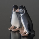 Gruppe von drei Pinguinen, Royal Copenhagen Figur Nr. 1284