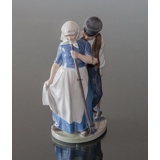 Harvest Group, Man & Woman, Royal Copenhagen figurine No. 1300