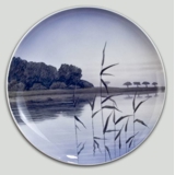 Plate with landscape, Royal Copenhagen no. 1302-1125