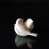 Spurvepar, hvid Royal Copenhagen figur nr. 1309