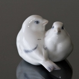 Spurvepar, hvid Royal Copenhagen figur nr. 1309