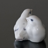 Couple of Sparrows, white Royal Copenhagen figurine no. 1309