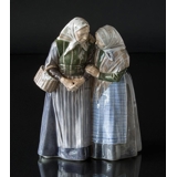 To gamle Koner, Royal Copenhagen figur nr. 1319