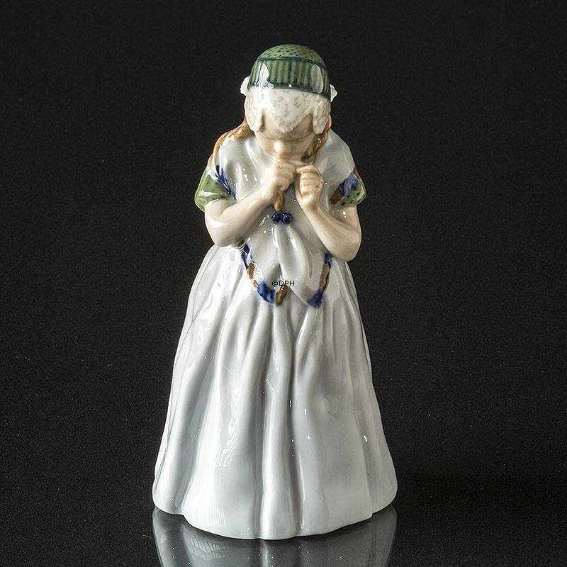 Bornholmerpige, Royal Copenhagen figur nr. 1323 (unica - SPECIELLE FARVER)