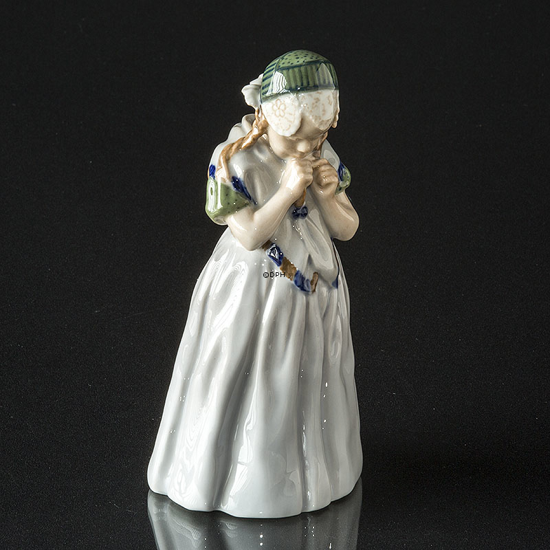 Bornholmerpige, Royal Copenhagen figur nr. 1323 (unica - SPECIELLE FARVER)