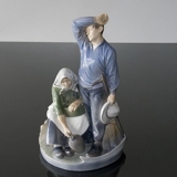Landbrugsgruppe, høstfolk, Royal Copenhagen figur nr. 1352
