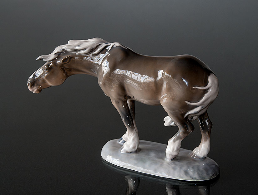 Hest, Royal Copenhagen heste figur nr. 1362
