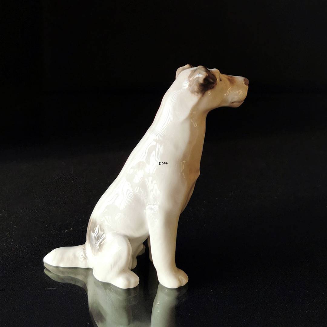 Terrier, Royal Copenhagen hunde figur nr. 1452-1558 (sjælden)