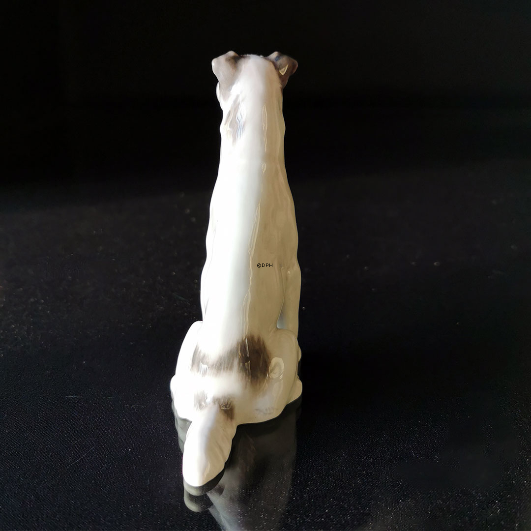 Terrier, Royal Copenhagen hunde figur nr. 1452-1558 (sjælden)