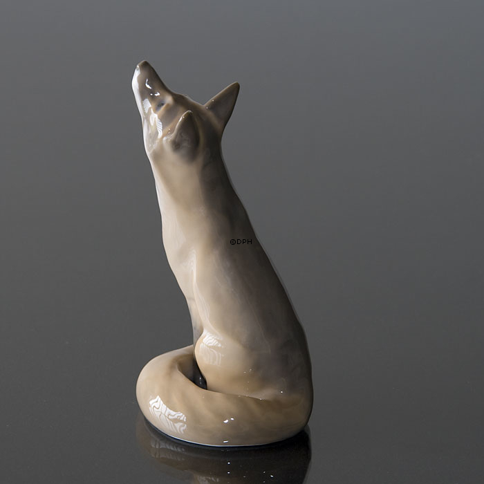 Ræv, 14,5cm, Royal Copenhagen figur nr. 1475