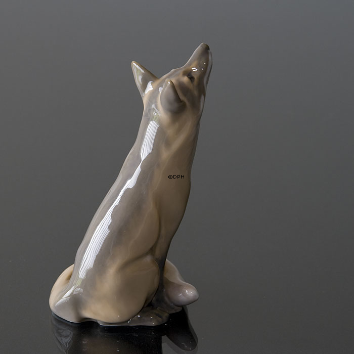 Ræv, 14,5cm, Royal Copenhagen figur nr. 1475