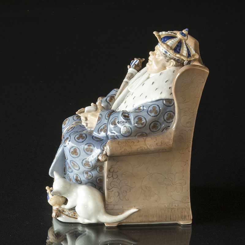 Kongen, Royal Copenhagen figur nr. 1478 (1913) Professionelt repareret