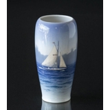 Vase with Sailing Ship, Royal Copenhagen No. 1484-235