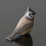 Crested Tit, Royal Copenhagen bird figurine no. 1506