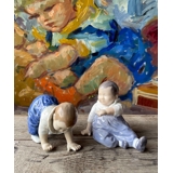 Child with blue pants, ditting, Royal Copenhagen figurine No. 1517