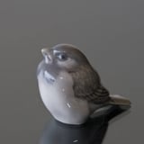 Sparrow with tail down, Pessismist, Royal Copenhagen bird figurine no. 107 or 1519