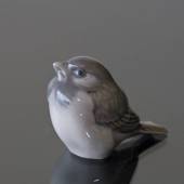 Spurv med halen ned, Pessimist, Royal Copenhagen fugle figur nr. 1020107 / ...