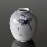 Vase with Butterfly, Royal Copenhagen no. 1528-1241