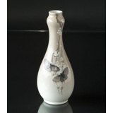 Royal Copenhagen Art Nouveau vase sommerfugle, (1894-1922) nr. 1528-734