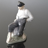 Shepherd boy on Rock looking to the herd, Royal Copenhagen figurine No. 1659