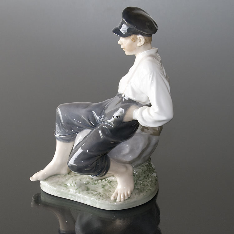 STOR Vogterdreng, Royal Copenhagen figur nr. 1659