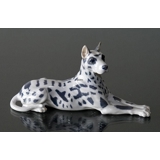 Great Dane with spots, Royal Copenhagen dog figurine No. 1679