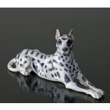 Great Dane with spots, Royal Copenhagen dog figurine No. 1679