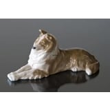 Collie lying comfortably, Royal Copenhagen dog figurine no. 1701